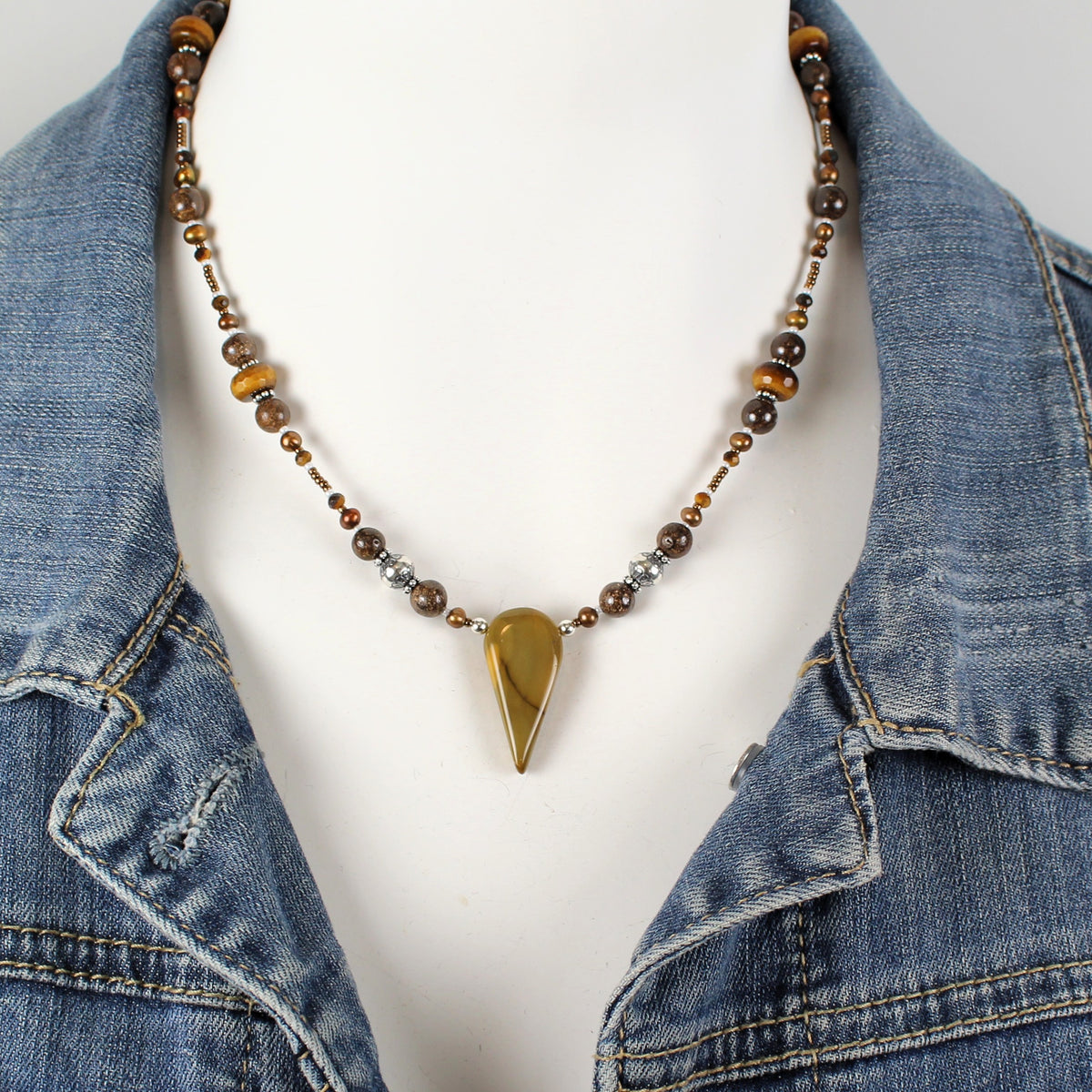 Brown on Brown Necklace