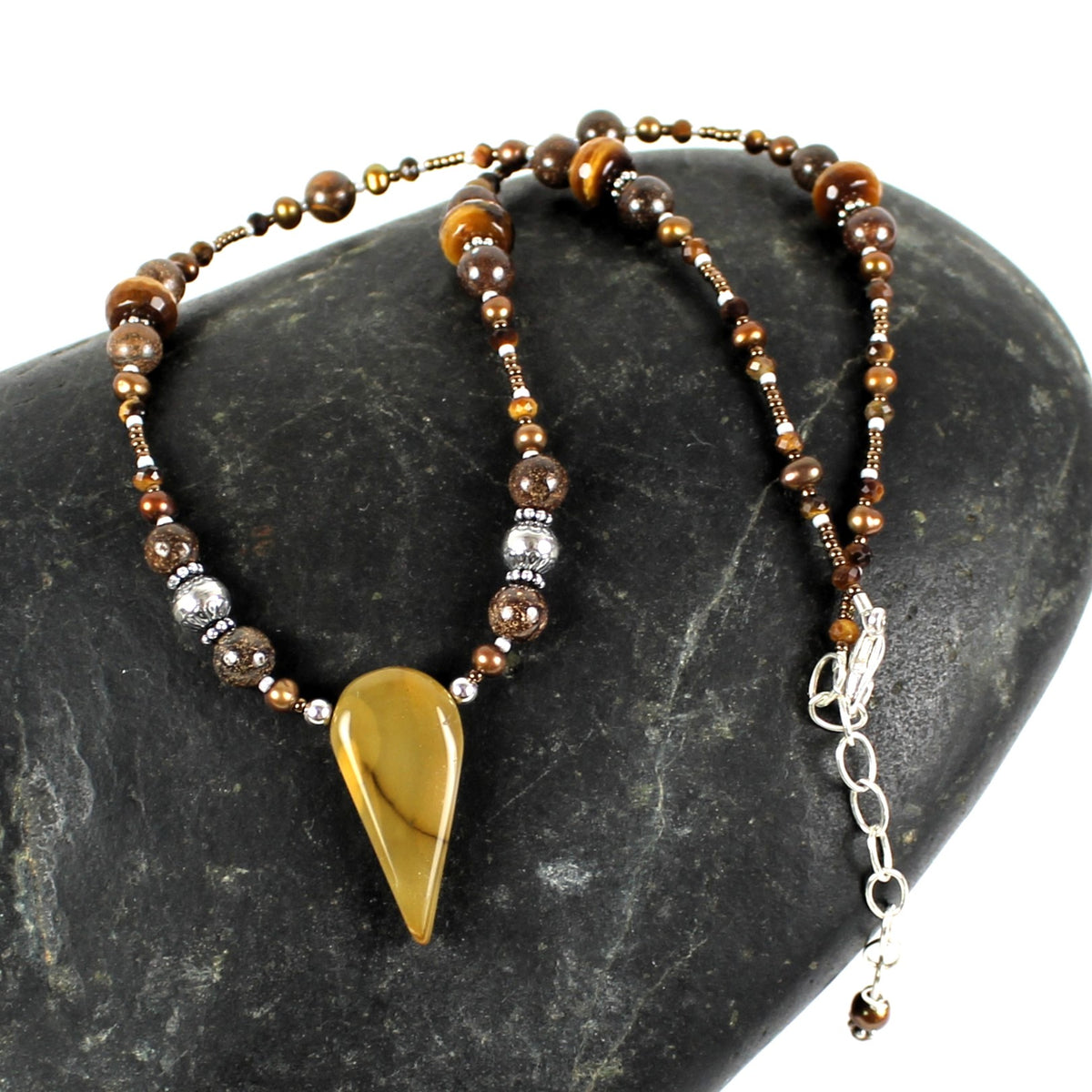 Brown on Brown Necklace