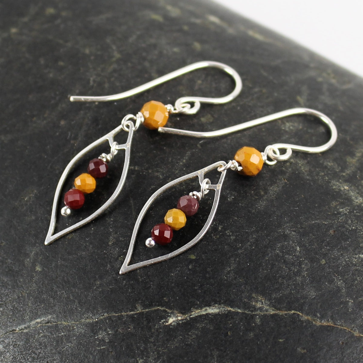 Mookaite Jasper Dangle Earrings
