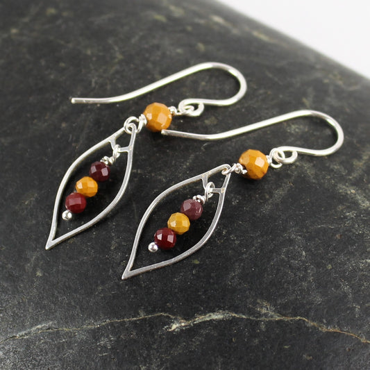 Mookaite Jasper Dangle Earrings