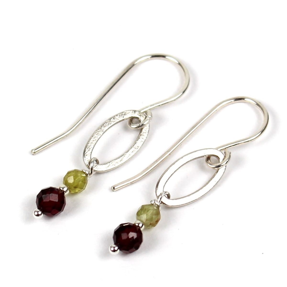 Mixed Garnet Earrings