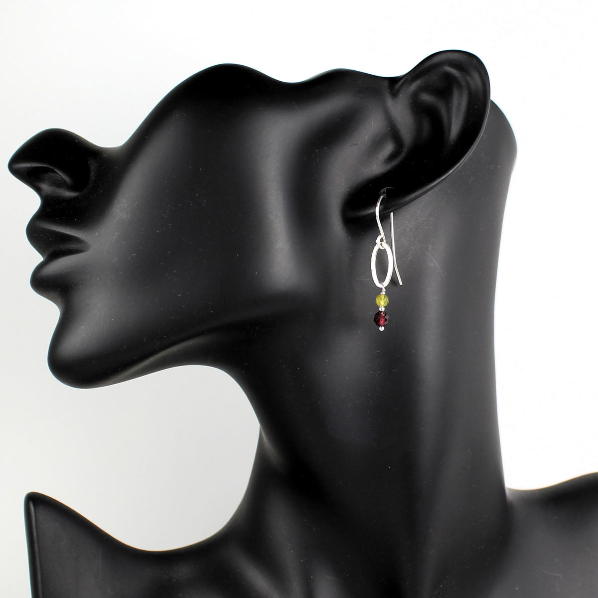 Mixed Garnet Earrings