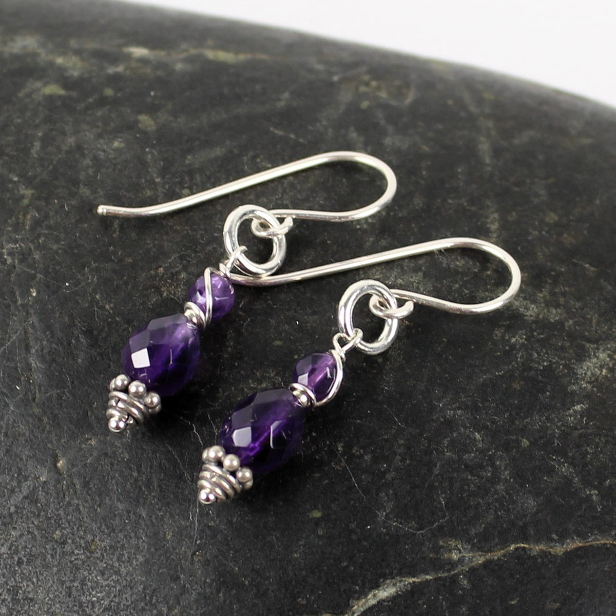 Amethyst Drop Earrings