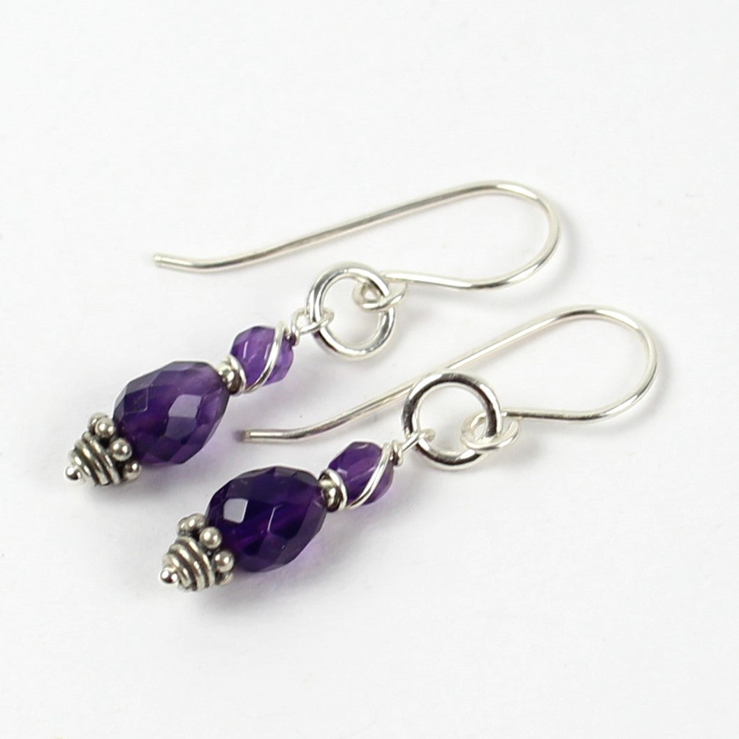 Amethyst Drop Earrings