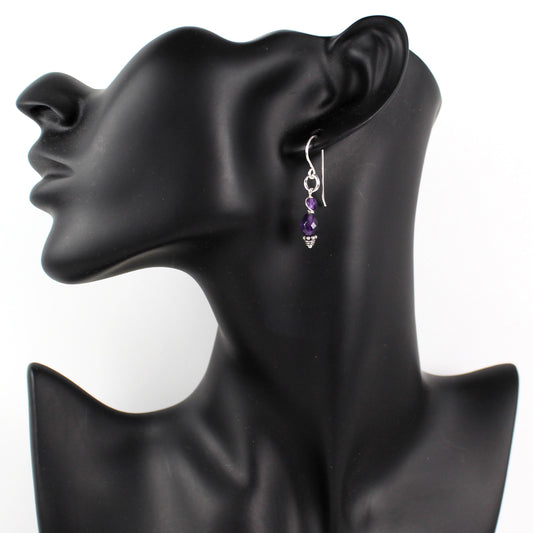 Amethyst Drop Earrings