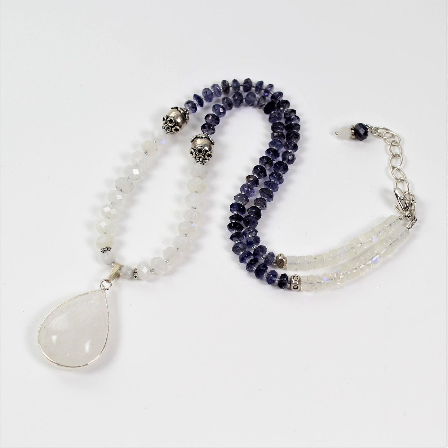 Moonstone and Iolite Necklace