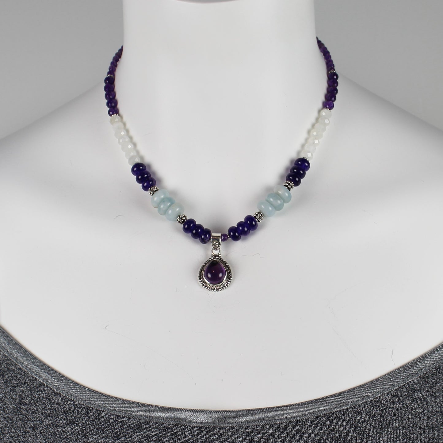 Amethyst Pendant Necklace