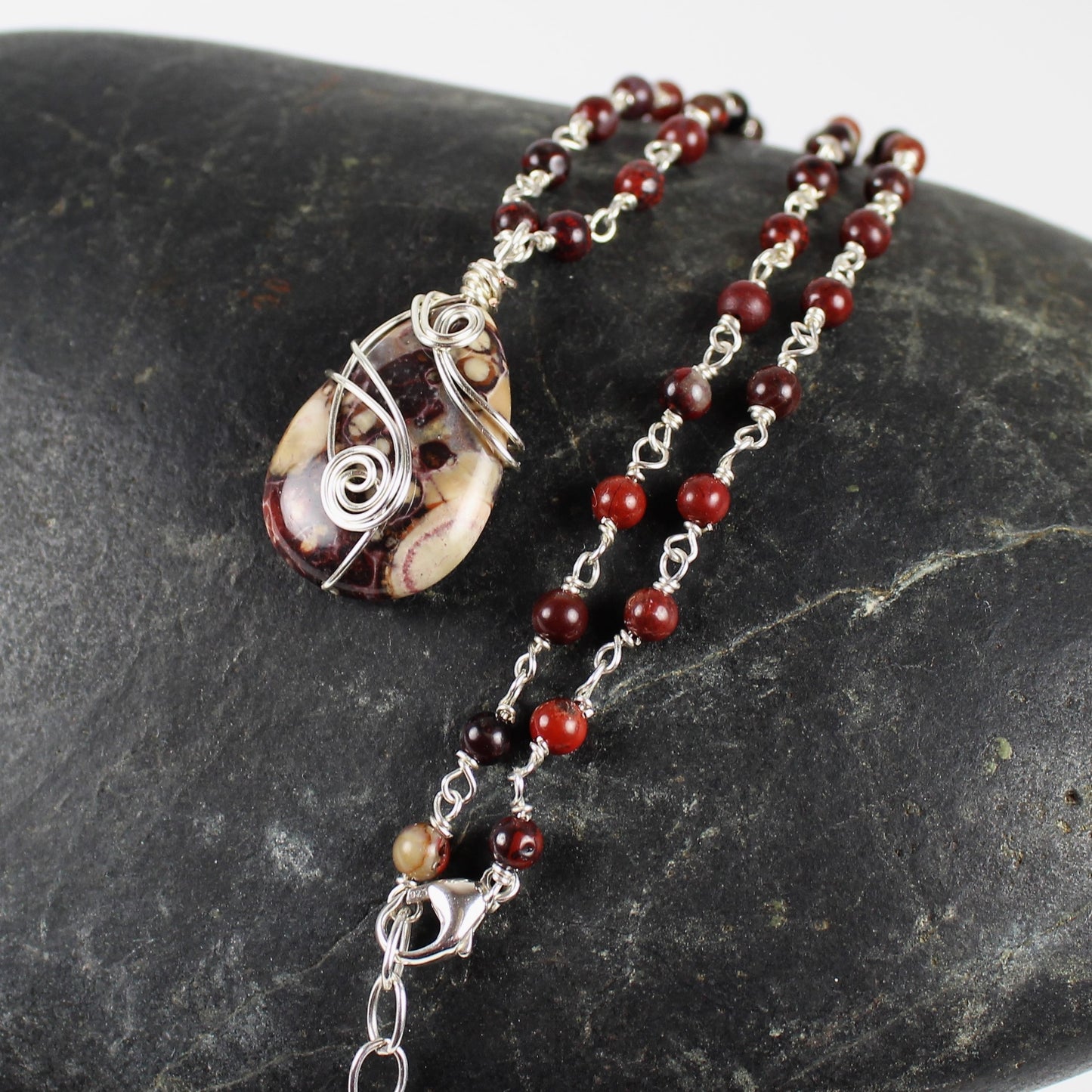 Poppy Jasper Necklace