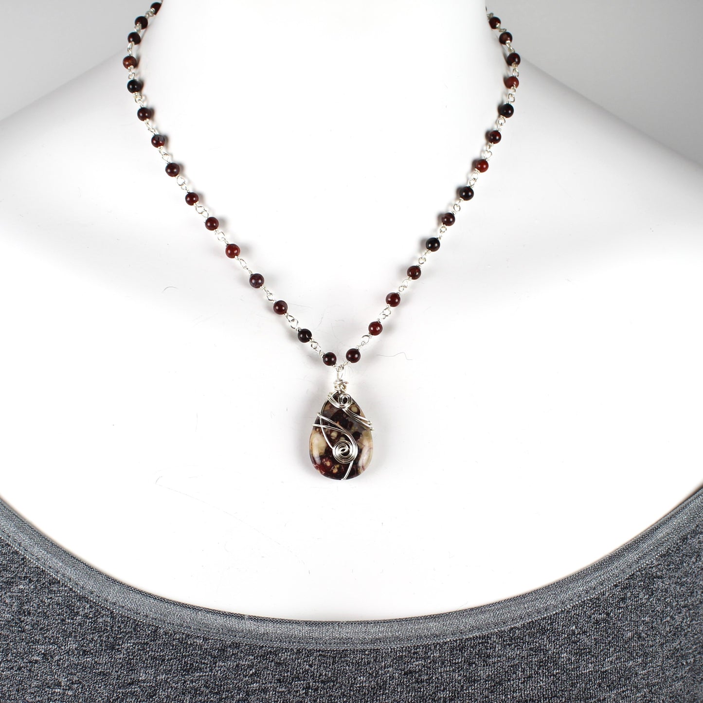 Poppy Jasper Necklace