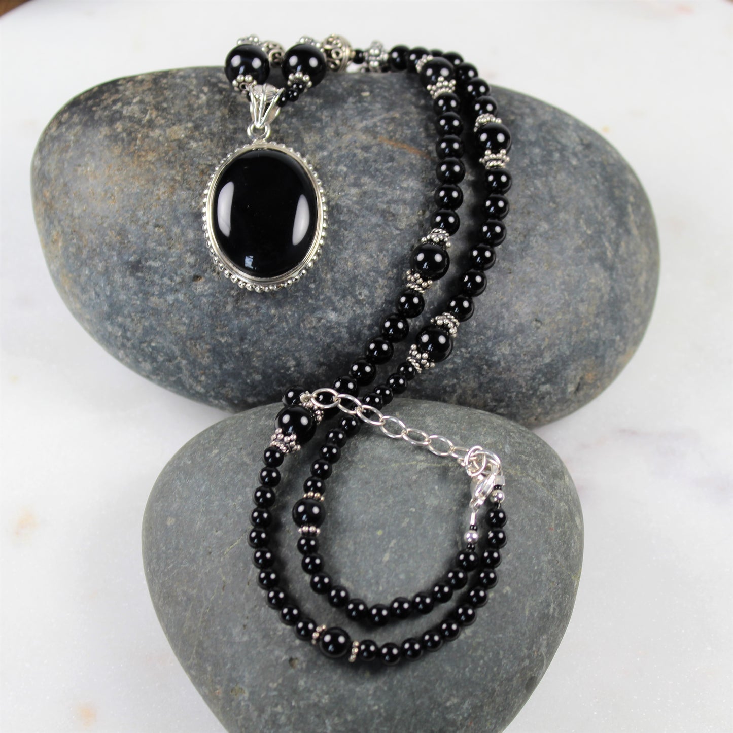 Onyx Pendant Necklace