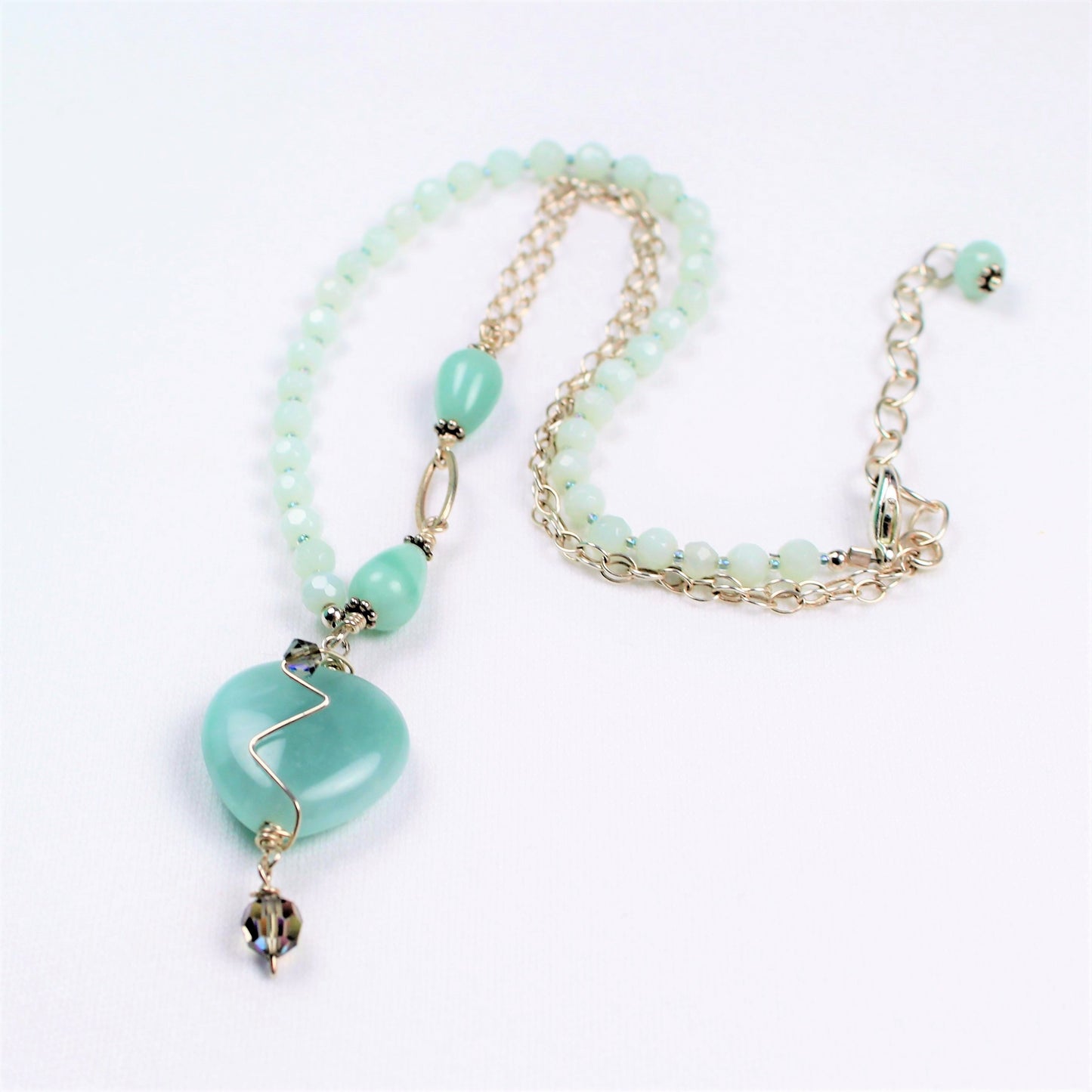 Heart Shaped Aventurine Necklace