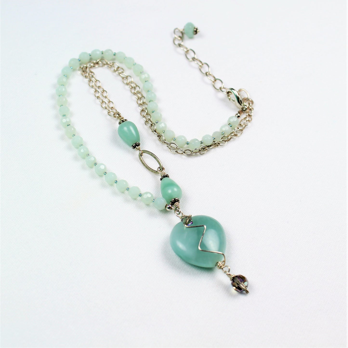 Heart Shaped Aventurine Necklace