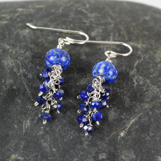 Lapis Dangle Earrings