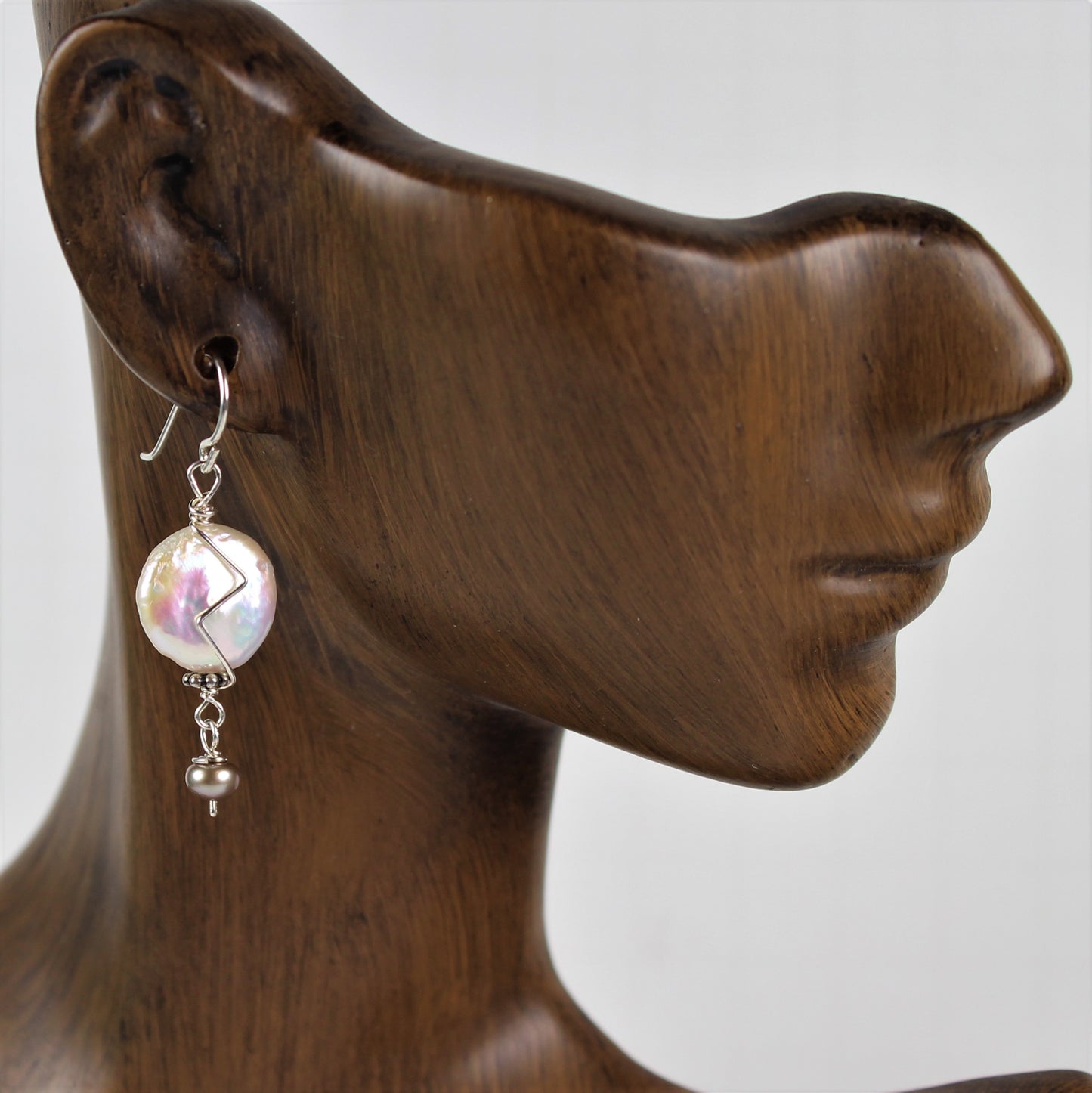 Coin Pearl Earrings