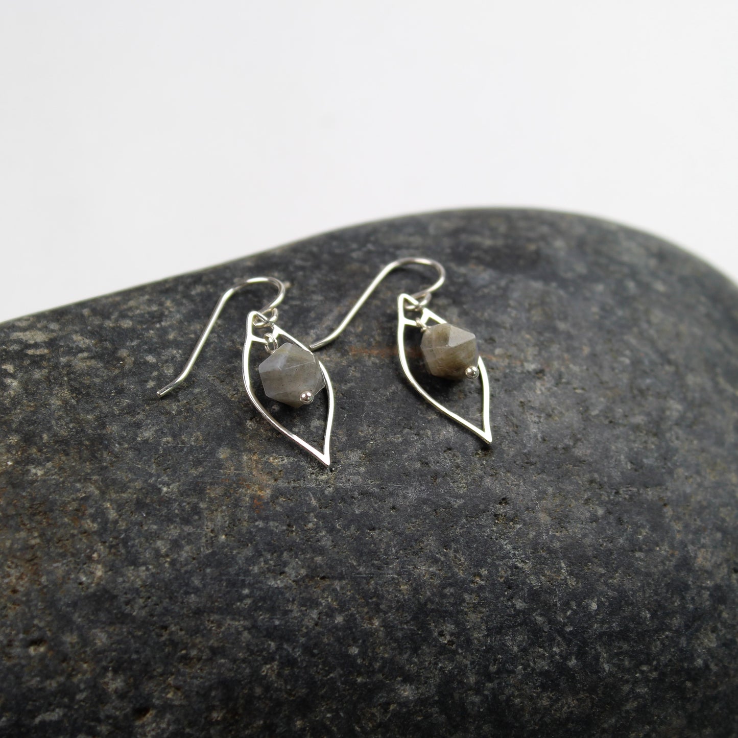 Labradorite Teardrop Earrings