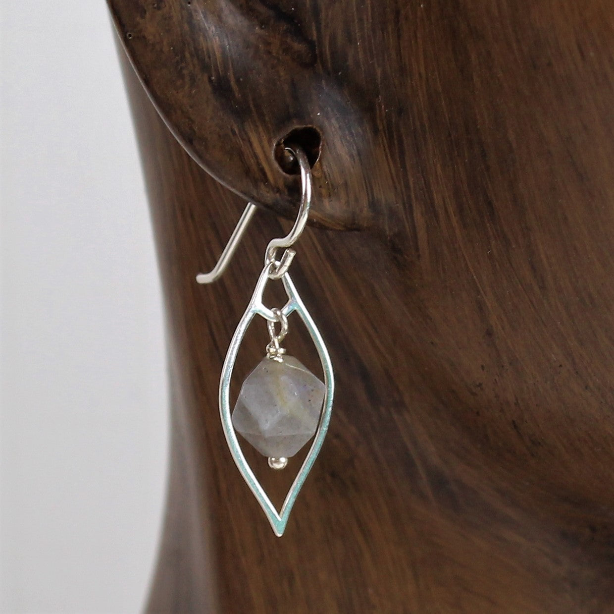 Labradorite Teardrop Earrings