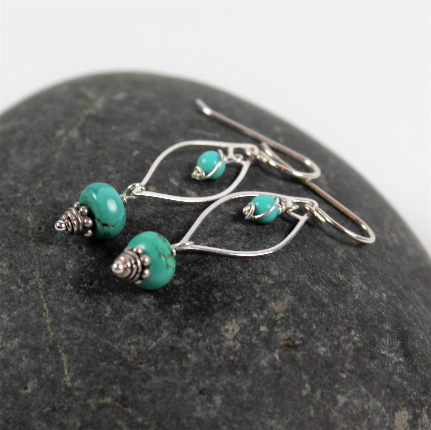 Turquoise and Turquoise Earrings