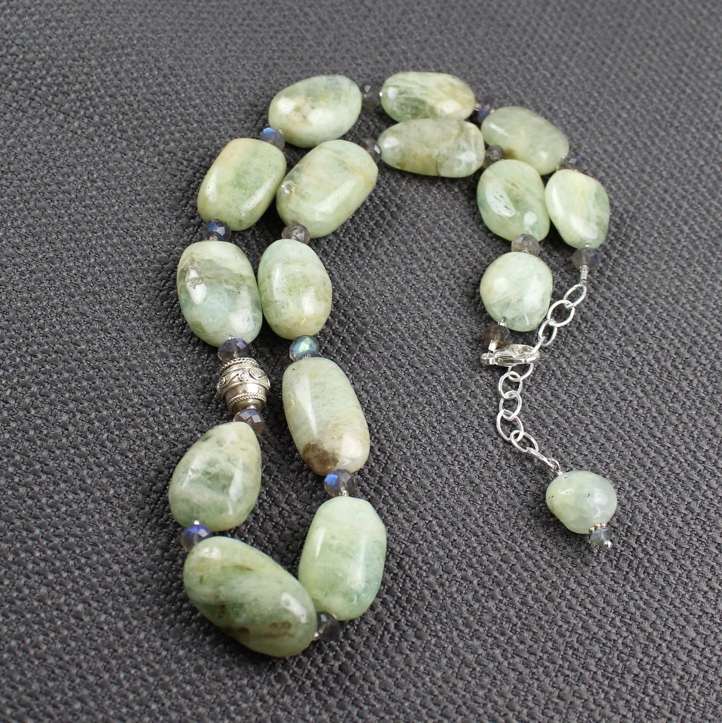 Aquamarine and Labradorite Necklace