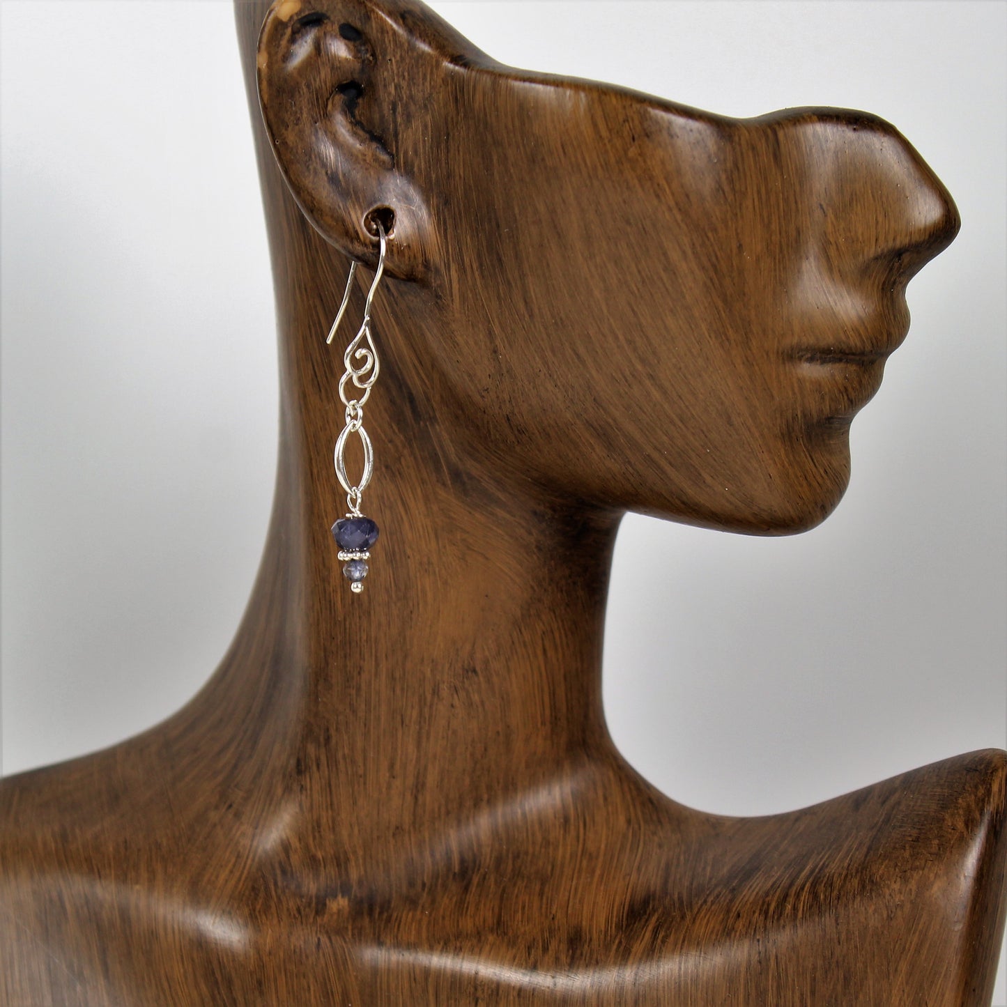 Fancy Iolite Earrings