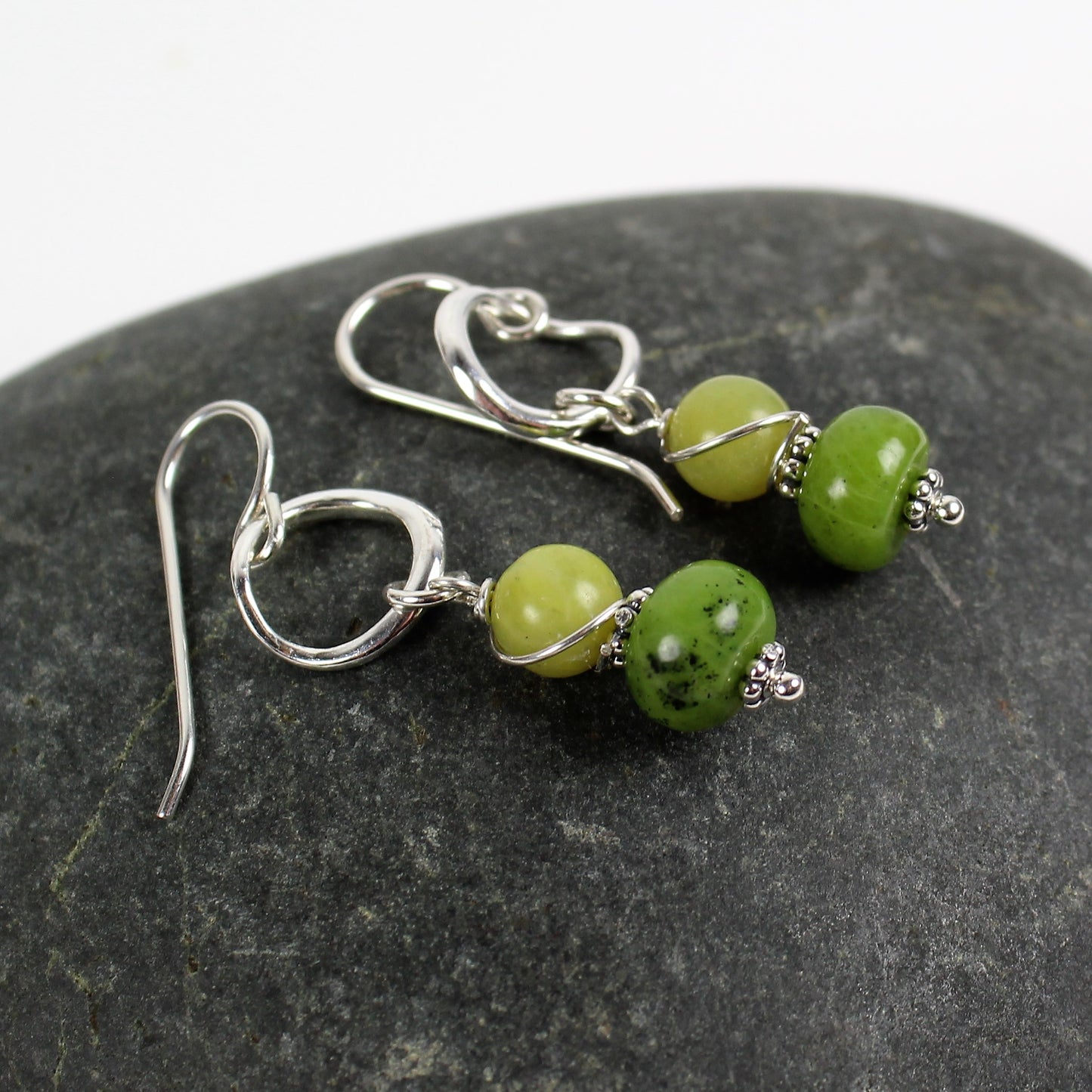 Jade Loop Earrings