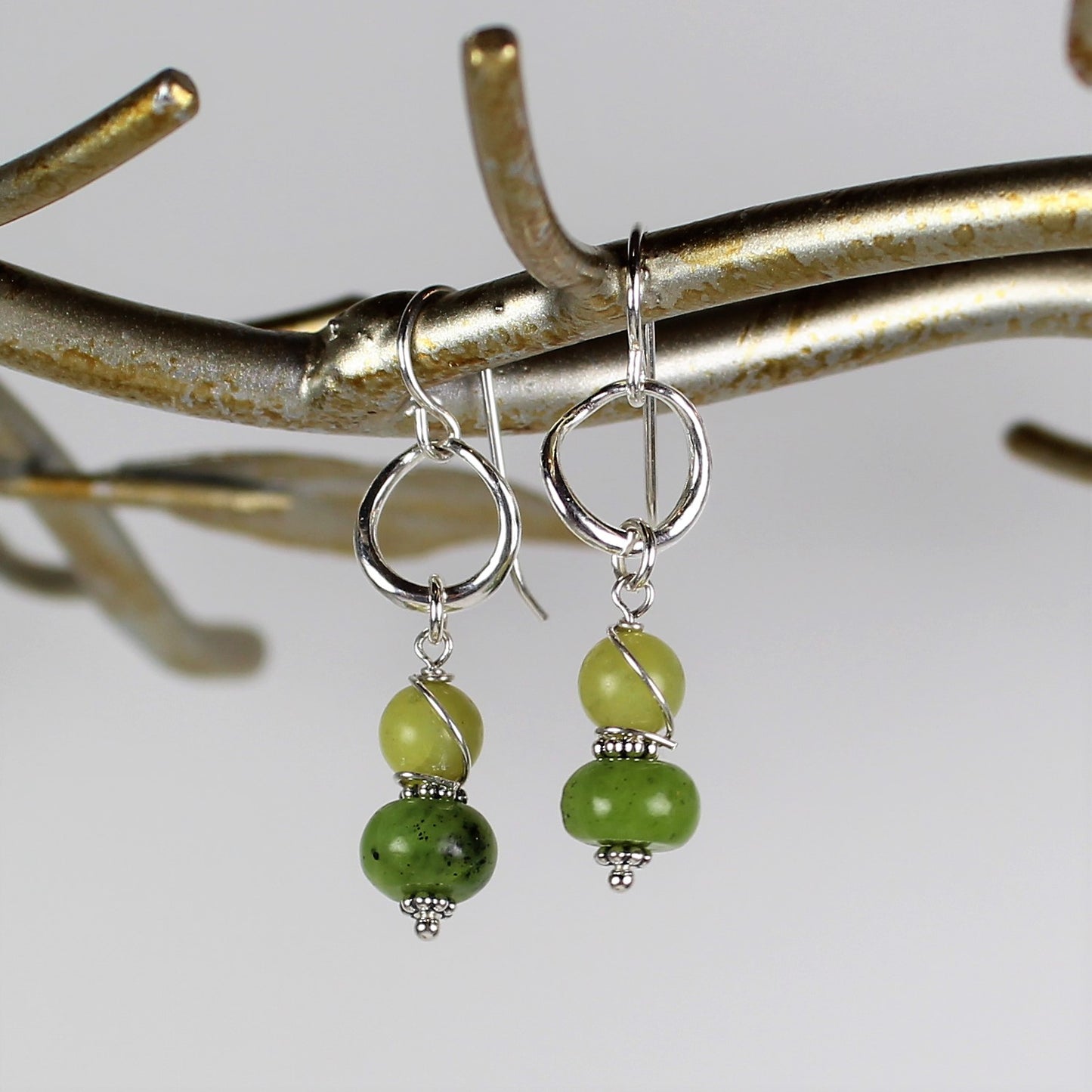 Jade Loop Earrings