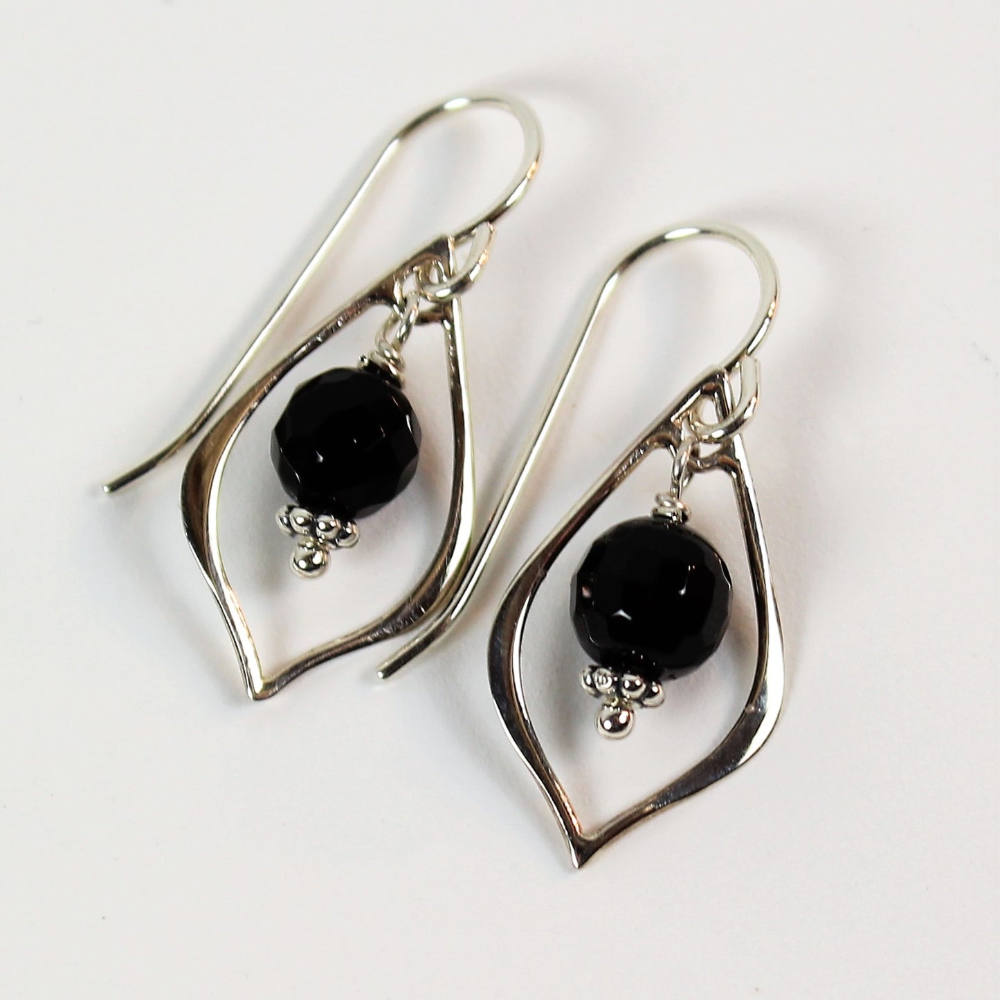 Onyx Teardrop Earrings